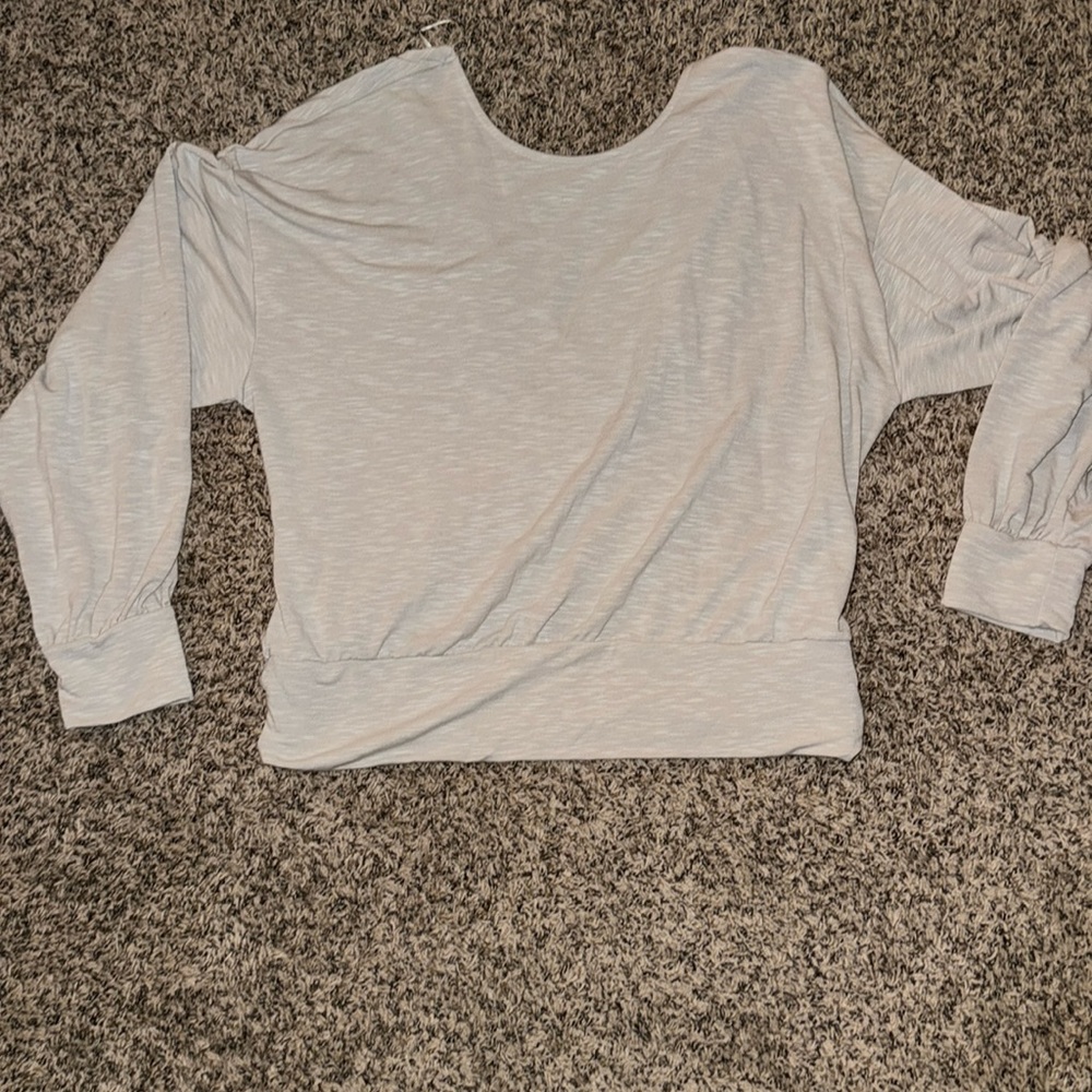 EXPRESS OPEN CROSS BACK SWEATER